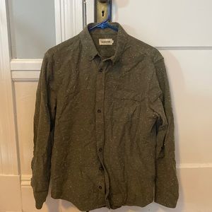 Taylor Stitch The Jack in Olive Slub Chambray